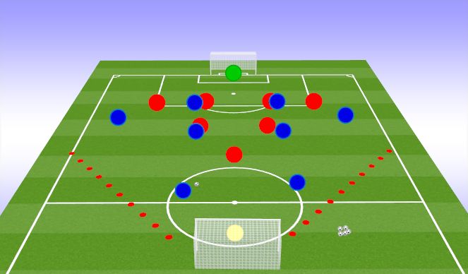 Football/Soccer Session Plan Drill (Colour): SSG Session