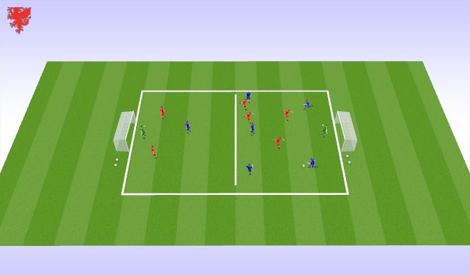Football/Soccer Session Plan Drill (Colour): Screen 4