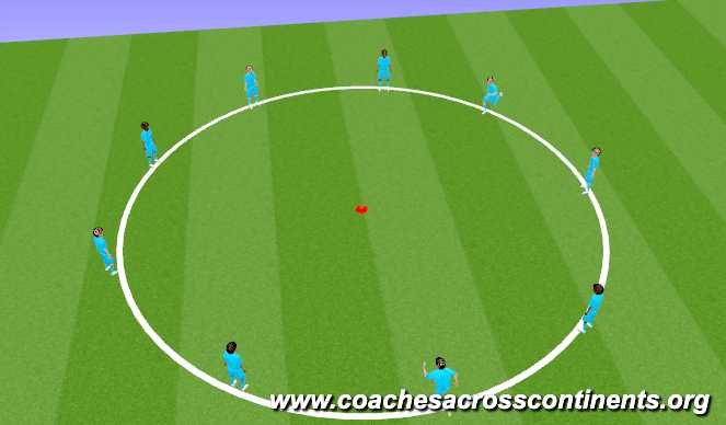 Football/Soccer Session Plan Drill (Colour): CoF - Animation