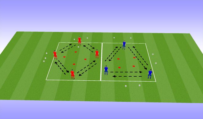 Football/Soccer Session Plan Drill (Colour): Skill Practice # 1