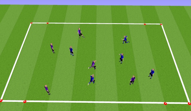 Football/Soccer Session Plan Drill (Colour): Screen 3: Small sided game