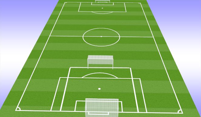 Football/Soccer Session Plan Drill (Colour): partij snel