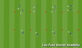 Football/Soccer: Defender On Side and Magic V, Tactical: Switching play U9