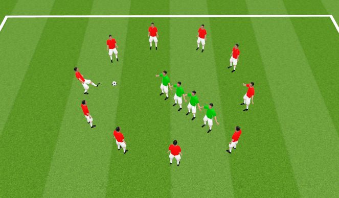 Football/Soccer Session Plan Drill (Colour): Drill 3 Fun Rondo Drill