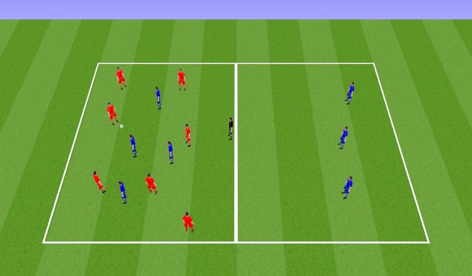 Football/Soccer Session Plan Drill (Colour): TAREA 3