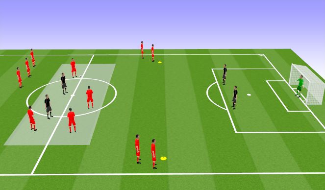 Football/Soccer Session Plan Drill (Colour): TAREA 4