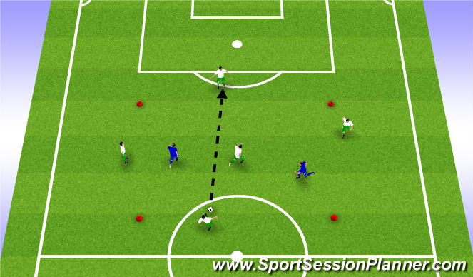 Football/Soccer Session Plan Drill (Colour): Screen 4