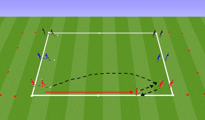 Football/Soccer Session Plan Drill (Colour): TECHNICAL