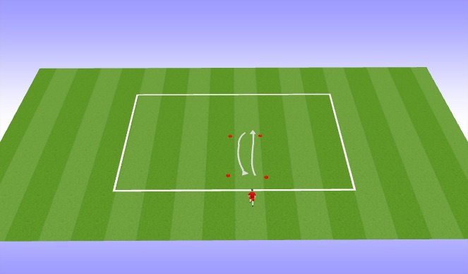 Football/Soccer Session Plan Drill (Colour): Turning