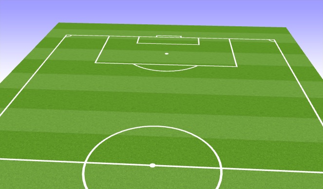 Football/Soccer Session Plan Drill (Colour): Warm Up