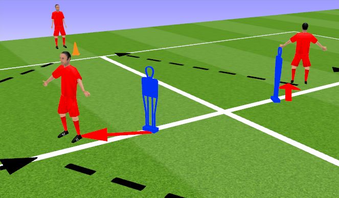 Football/Soccer Session Plan Drill (Colour): Screen 1