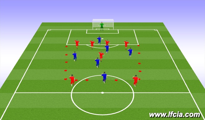 Football/Soccer Session Plan Drill (Colour): Screen 1