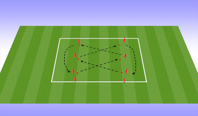 Football/Soccer Session Plan Drill (Colour): Screen 1