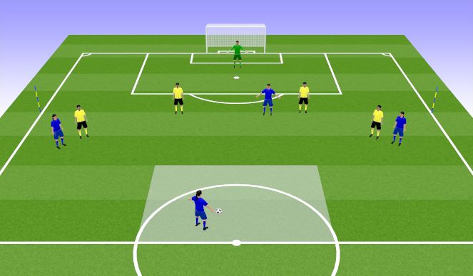 Football/Soccer Session Plan Drill (Colour): Final 3rd