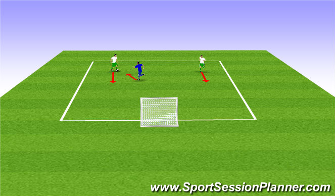 Football/Soccer Session Plan Drill (Colour): Screen 1