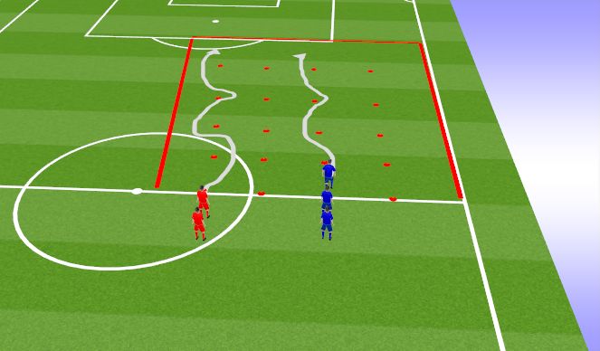 Football/Soccer Session Plan Drill (Colour): Drill
