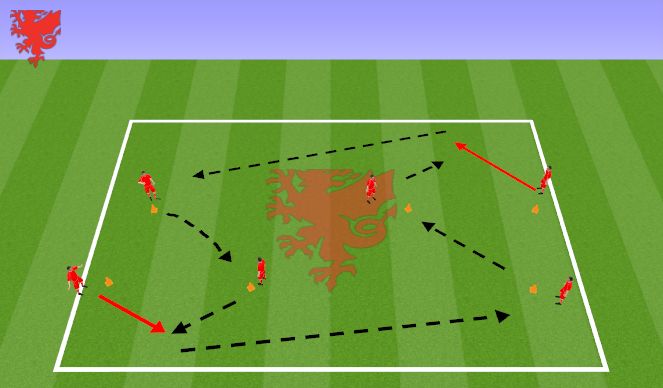 Football/Soccer Session Plan Drill (Colour): Screen 2