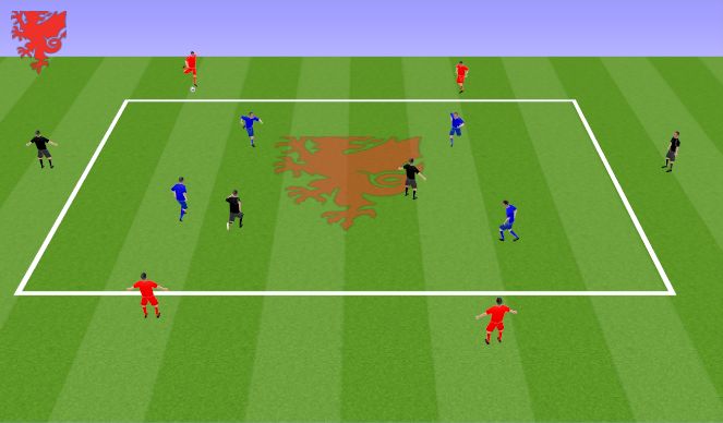Football/Soccer Session Plan Drill (Colour): Screen 4