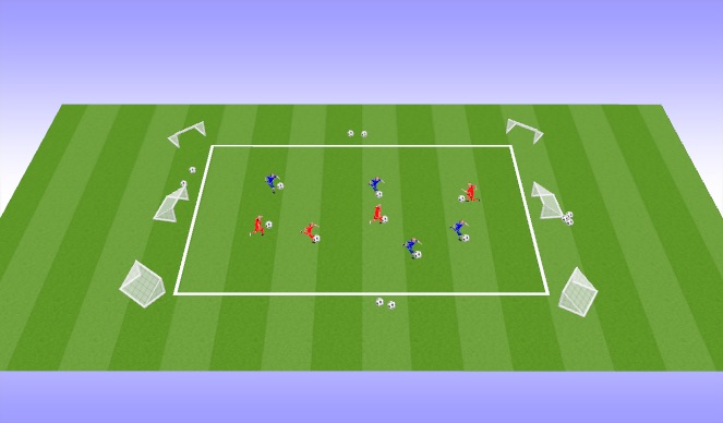 Football/Soccer Session Plan Drill (Colour): Screen 1