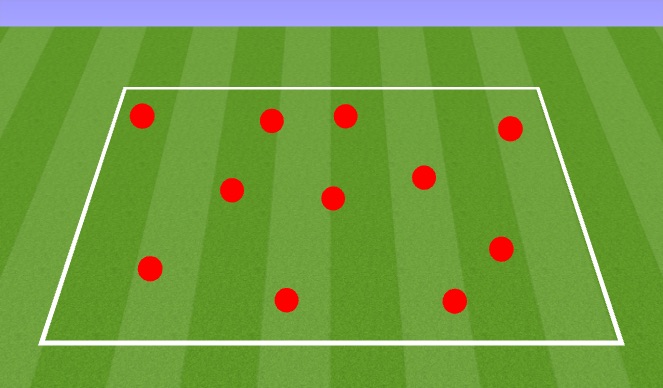 Football/Soccer Session Plan Drill (Colour): Everyon's it Tag