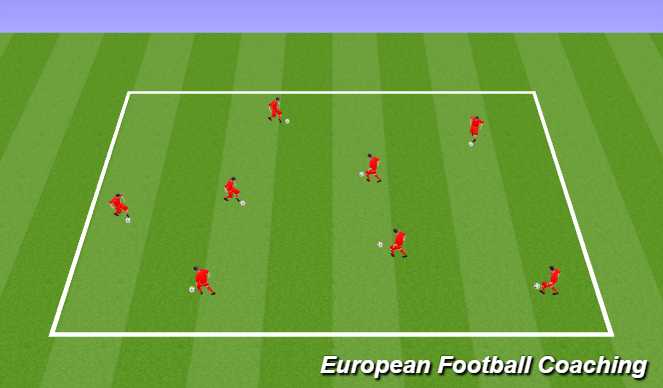 Football/Soccer Session Plan Drill (Colour): Mr Many!
