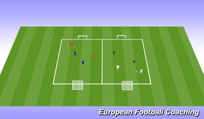 Football/Soccer Session Plan Drill (Colour): Game