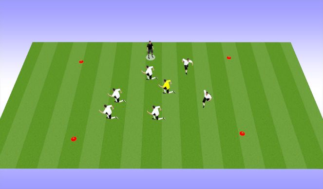 Football/Soccer Session Plan Drill (Colour): Tiger Tales