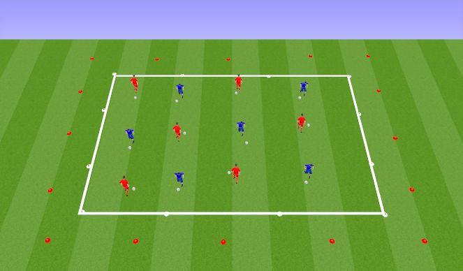 Football/Soccer Session Plan Drill (Colour): TECHNICAL