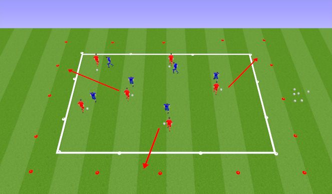 Football/Soccer Session Plan Drill (Colour): SKILL