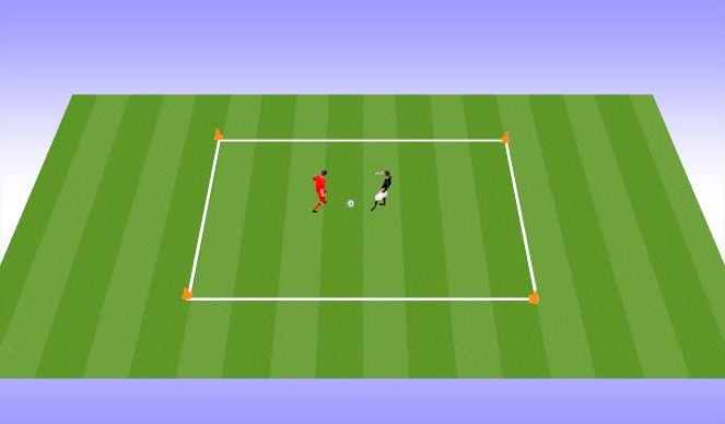 Football/Soccer Session Plan Drill (Colour): battle box