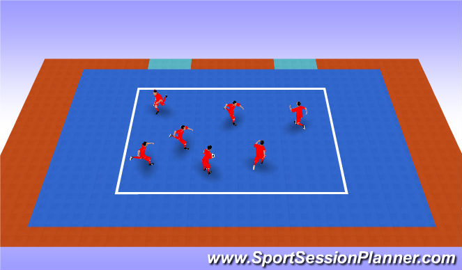 Futsal Session Plan Drill (Colour): Pilla Pilla