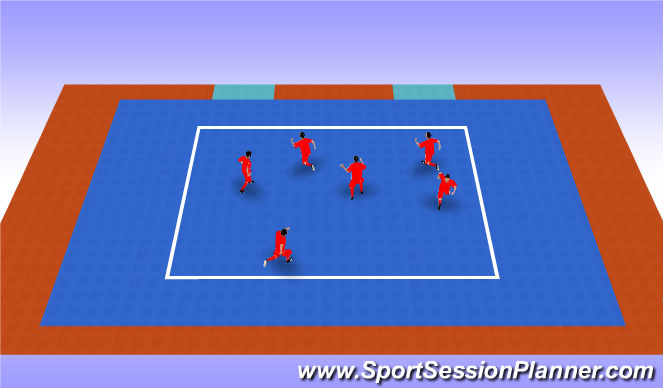 Futsal Session Plan Drill (Colour): Robacolas