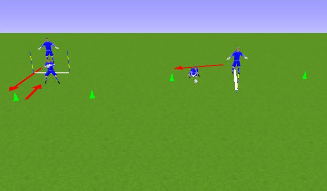 Football/Soccer Session Plan Drill (Colour): CALENTAMIENTO