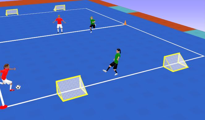 Futsal Session Plan Drill (Colour): Animación 5