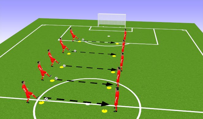 Football/Soccer Session Plan Drill (Colour): Fun game