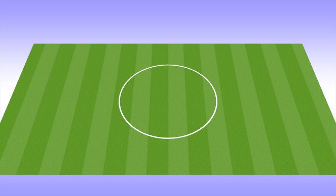 Football/Soccer Session Plan Drill (Colour): 8v2 Circle Rondo