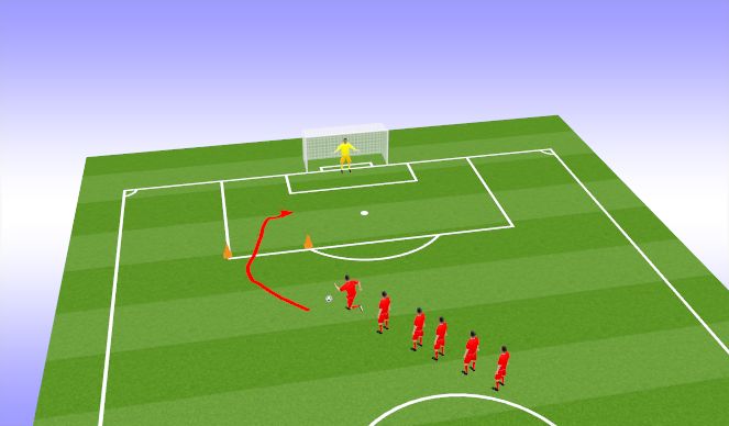 Football/Soccer Session Plan Drill (Colour): Screen 3