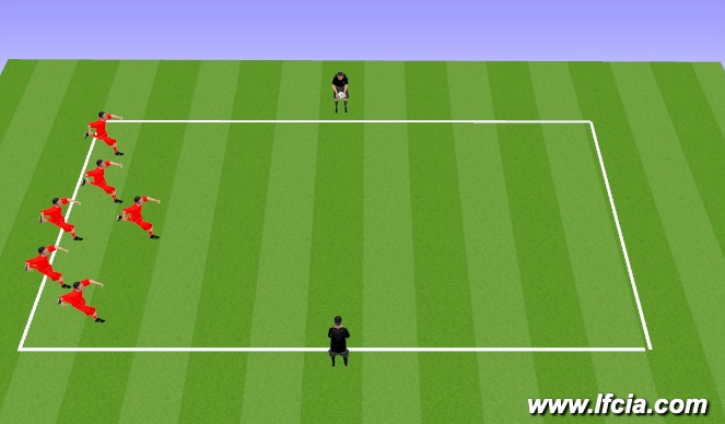 Football/Soccer Session Plan Drill (Colour): Fun Finish