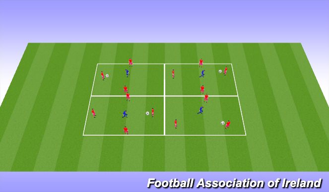 Football/Soccer Session Plan Drill (Colour): Screen 2
