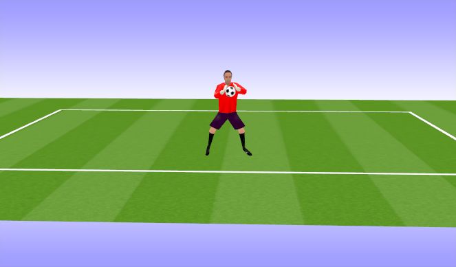 Football/Soccer Session Plan Drill (Colour): Ball handling