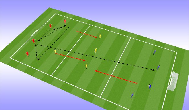 Football/Soccer Session Plan Drill (Colour): Aerobic General