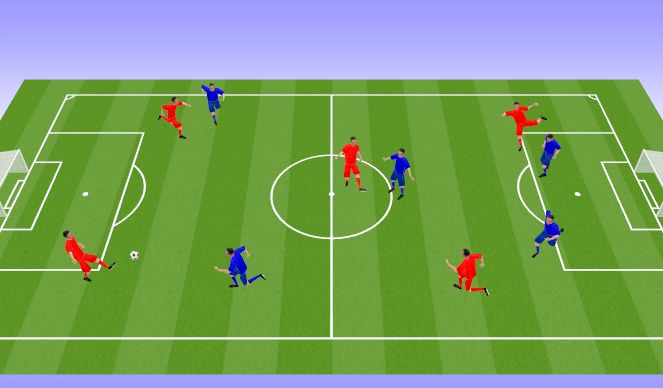 Football/Soccer Session Plan Drill (Colour): Screen 1