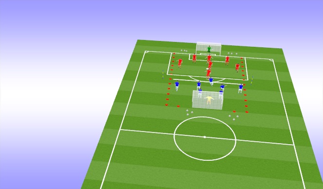 Football/Soccer Session Plan Drill (Colour): Screen 1