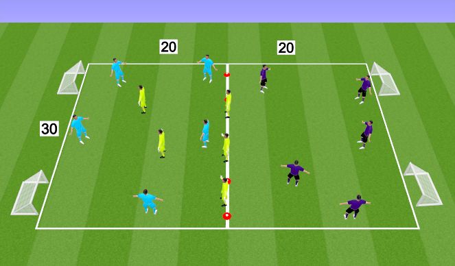 Football/Soccer Session Plan Drill (Colour): Screen 1