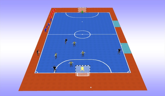 Futsal Session Plan Drill (Colour): Game