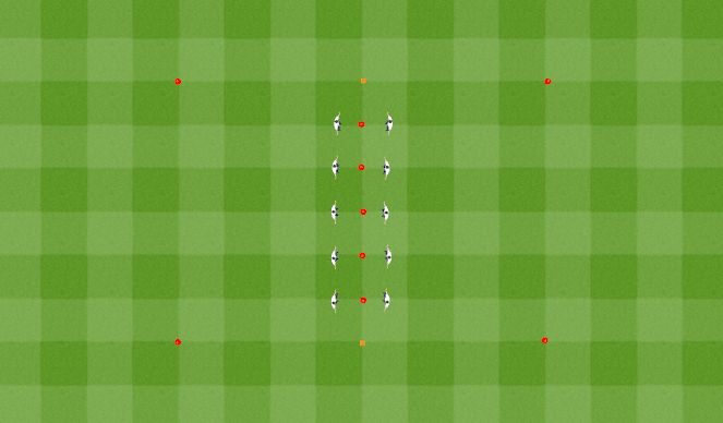 Football/Soccer Session Plan Drill (Colour): Reaction Game 1