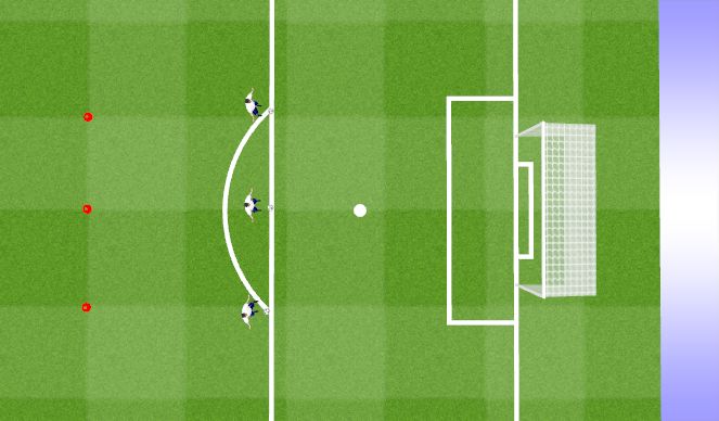 Football/Soccer Session Plan Drill (Colour): Reaction/Sprint Game 3