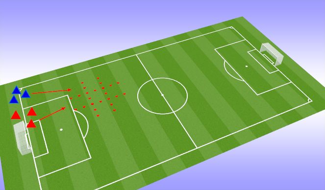 Football/Soccer Session Plan Drill (Colour): Screen 1