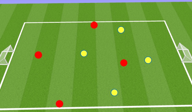 Football/Soccer Session Plan Drill (Colour): 4V4  Introduction Game