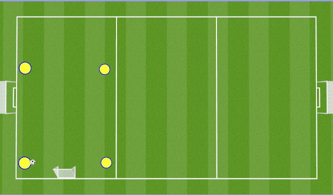Football/Soccer Session Plan Drill (Colour): 1